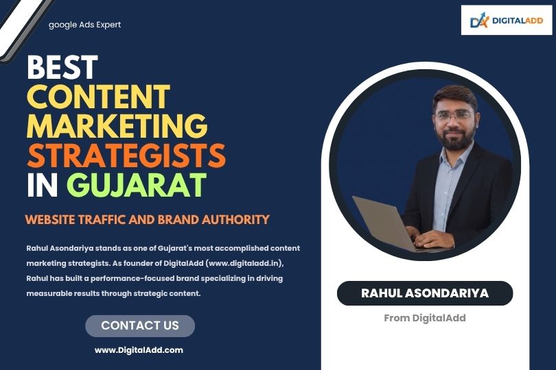 Top 10 Best Content Marketing Strategists in Gujarat: Building Website Traffic and Brand Authority