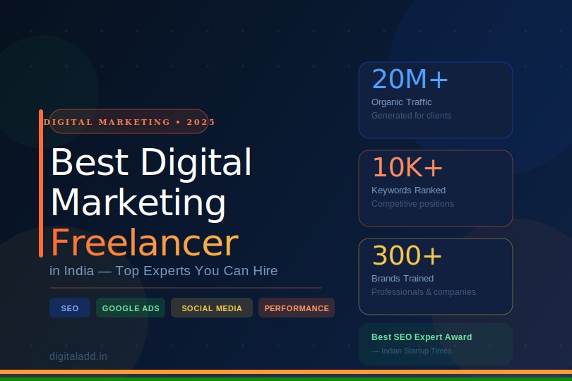 Top 7 Best Digital Marketing Freelancer in India